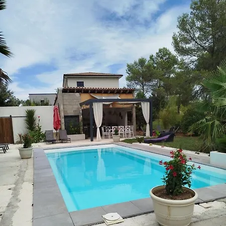 Ceven' O Calme T2 Avec Jacuzzi Prive, Piscine Et Jardin Massillargues-Attuech
