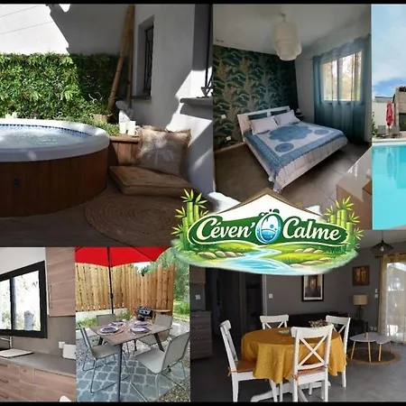 Ceven' O Calme T2 Avec Jacuzzi Prive, Piscine Et Jardin