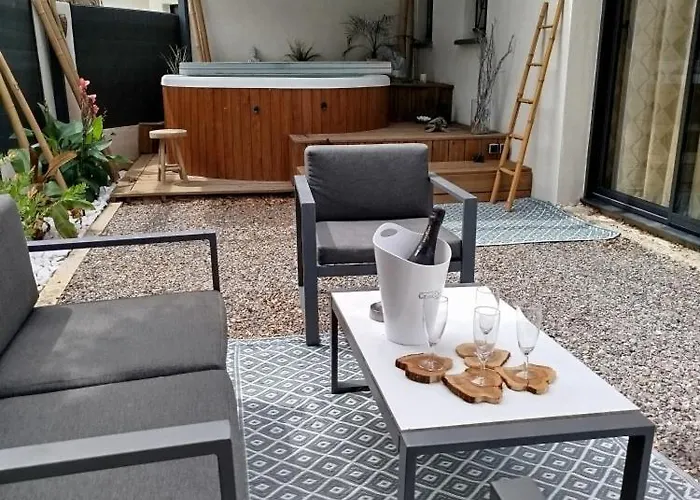 Feriehus T2 Avec Jacuzzi Prive, Piscine Et Jardin *